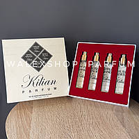 Travel Set Набір Kilian 4 шт по 11 ml (Angels Share / L'Heure Verte / Apple Brandy / Roses on Ice) Кіліан