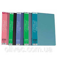 Папка з 10 файлами А4 4Office №4-222 асорті кольорів