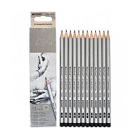 Олівець простий чорнографітний Marco №7000 8B