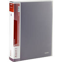 Папка з 80 файлами А4 Axent №1280-11 у пластиковому боксі сливова