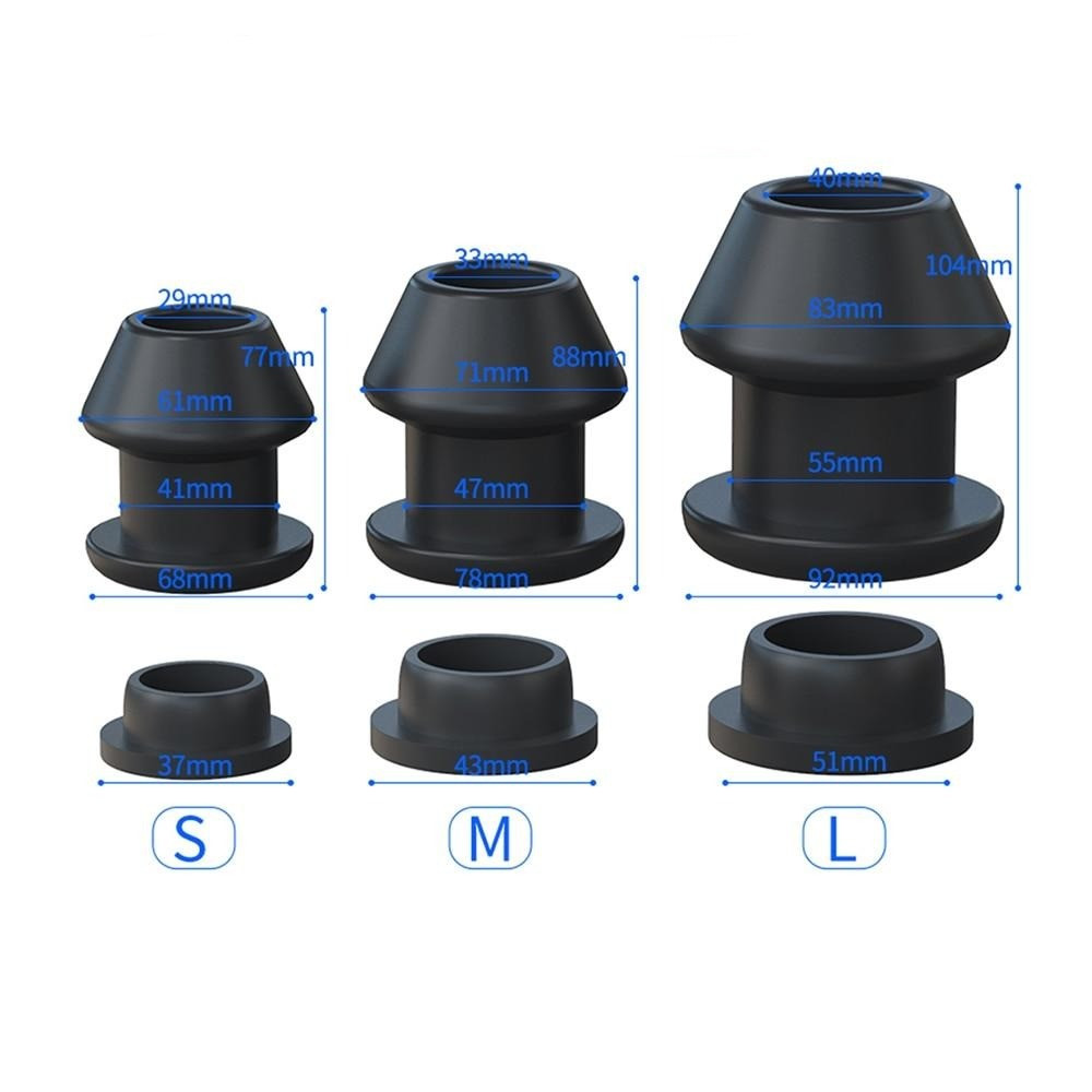 Набір анальних пробок Love Toy із 3 штук, анальні розширювачі для чоловіків і жінок