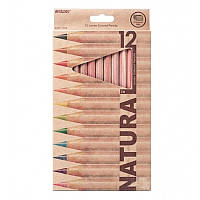 Олівці кольорові Marco №6400 12 штук нефарбовані Джумбо