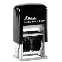 Нумератор 3мм 6-розрядний Shiny №S-309 (53302)