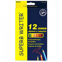 Олівці кольорові Marco №4400 12 штук Джумбо