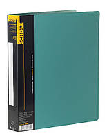 Папка на 2 великіх кільцях В5 Scholz №5068 з кишенею асорті кольорів