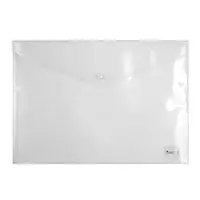 Папка на кнопці А4 Axent №1402-27 щільністю 180мкм прозора