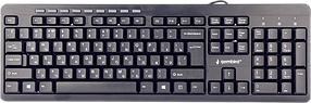 Клавіатура Gembird KB-UM-106-UA Ukr Black
