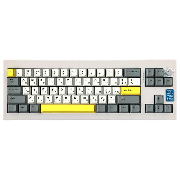 Клавіатура бездротова Epomaker Shadow-X Mulan Switch UA RGB White (SHX-W-M)