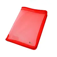 Папка на блискавці А4+ Eagle №TY4040-00 щільністю 500мкм прозора асорті кольорів