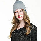 Вуханка з Bluetooth-гарнітурою й мікрофоном 22х21 см, зимова шапка з USB-зарядкою і вбудованими навушниками, фото 3