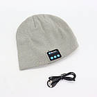 Вуханка з Bluetooth-гарнітурою й мікрофоном 22х21 см, зимова шапка з USB-зарядкою і вбудованими навушниками, фото 10