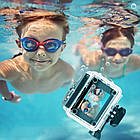 Водонепроникна екшн-камера WIFI 4K 16MP DVR Sport S2, спортивна модель із кріпленням та екраном, фото 2