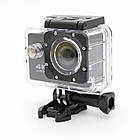 Водонепроникна екшн-камера WIFI 4K 16MP DVR Sport S2, спортивна модель із кріпленням та екраном, фото 3