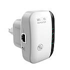 Підсилювач Wi-Fi сигналу LV-WR29 з вилкою для розетки компактний репітер бездротової мережі будинку, фото 7