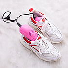 Електрична сушарка для взуття SHOES DRYER 220V Рожева, компактний прилад для дбайливого сушіння, фото 2
