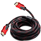 Кабель HDMI-HDMI 5 м з посиленою обмоткою, універсальний шнур для телевізора та монітора з фільтрами, фото 2