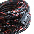 Кабель HDMI-HDMI 5 м з посиленою обмоткою, універсальний шнур для телевізора та монітора з фільтрами, фото 8