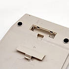 Настільний калькулятор на батарейках AX 9800V Сірий, офісна модель із великим екраном для зручних розрахунків, фото 7