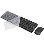 Комплект бездротова клавіатура + мишка K-06 з USB адаптером, ергономічний набір для роботи та навчання, фото 6