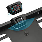 Камера заднього огляду в рамці 4LED, автоаксесуар із підсвіткою і захистом від вологи для паркування, фото 5