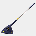 Швабра трикутна з відтискачем EL-404, зручний інструмент для миття підлоги та важкодоступних кутів, фото 3