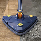 Швабра трикутна з відтискачем EL-404, зручний інструмент для миття підлоги та важкодоступних кутів, фото 9