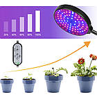 Фітолампа світлодіодна R3 з трьома головками, 45 Вт, USB-приєднання та контролер для росту рослин, фото 5