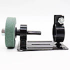 Настільна насадка на дриль із точильним каменем, компактне пристосування для заточування інструменту, фото 2