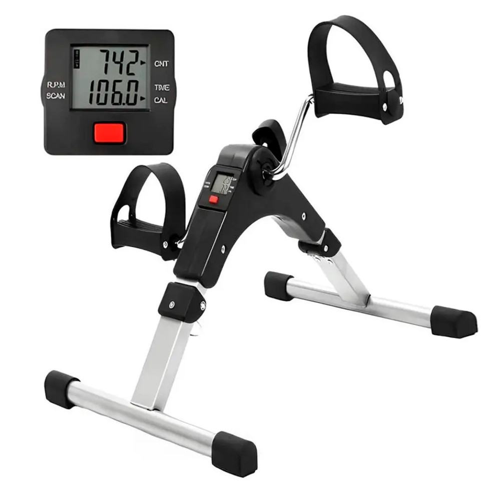 Велотренажер для реабілітації рук і ніг, компактний педальний тренажер із регулюванням навантаження, фото 1