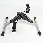 Велотренажер для реабілітації рук і ніг, компактний педальний тренажер із регулюванням навантаження, фото 8