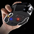 Бездротова мишка з RGB-підсвіткою BT T2 ергономічний дизайн для роботи та ігор на комп'ютері, фото 5