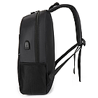 Рюкзак Joy Start з USB-портом 18 л 45х29х14 см водонепроникний чоловічий міський для ноутбука, фото 7