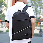 Рюкзак Joy Start з USB-портом 18 л 45х29х14 см водонепроникний чоловічий міський для ноутбука, фото 8