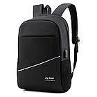 Рюкзак Joy Start з USB-портом 18 л 45х29х14 см водонепроникний чоловічий міський для ноутбука, фото 9