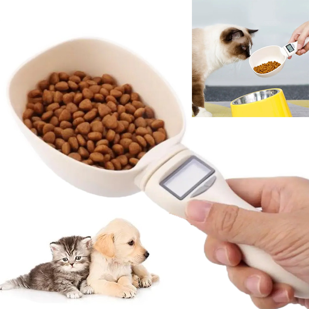 Електронна мірна ложка ZD-208 до 800 г з точністю 1 г, цифрові ваги для кухні та корму тварин, фото 1