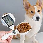 Електронна мірна ложка ZD-208 до 800 г з точністю 1 г, цифрові ваги для кухні та корму тварин, фото 2