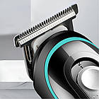 Машинка для стриження волосся VGR V-055 з насадками, бездротова модель із регулюванням довжини зрізу, фото 6