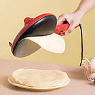 Заглибна млинниця електрична 20 см 600 Вт Patelnya, антипригарна поверхня для швидкого приготування, фото 4