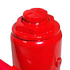 Домкрат гідравлічний 10 тонн для авто, сталевий одноштоковий механізм, надійний пляшковий тип, фото 4