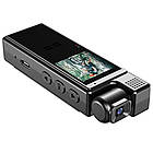 Нагрудна боді-камера L9 з дисплеєм і поворотом на 180° FullHD 1080p компактний пристрій для запису, фото 5