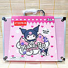 Набір дитячої косметики у валізі Куромі на 40 предметів, ігровий комплект із тінями та блисками, фото 4