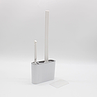 Силіконовий йоржик для унітаза 2в1 з тримачем і щіткою настінний комплект для туалету 36х13х4 см, фото 10