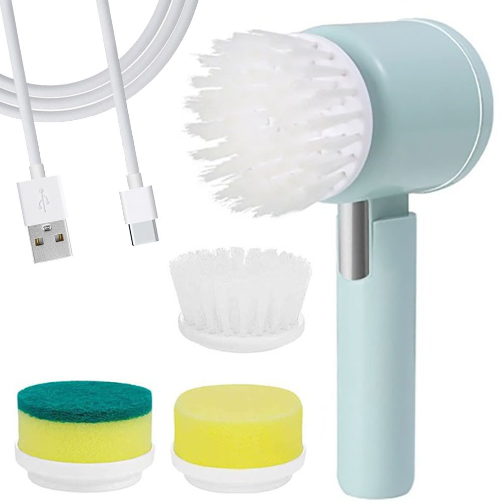 Електрощітка мультифункціональна 3в1 25 Вт 1200 мА·год, бездротова модель для ванної та кухні, фото 1