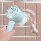 Електрощітка мультифункціональна 3в1 25 Вт 1200 мА·год, бездротова модель для ванної та кухні, фото 8