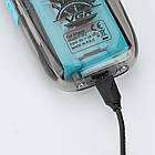 Чоловіча USB-бритва VGR V-352, електробритва з подвійними лезами та вбудованим акумулятором, фото 5