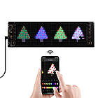 Гнучка LED-панель для авто з Bluetooth 37,4х9,2 см, USB живлення, світлодіодний екран для лобового скла, фото 3