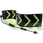 Гнучка LED-панель для авто з Bluetooth 37,4х9,2 см, USB живлення, світлодіодний екран для лобового скла, фото 9