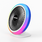 Мінівентилятор з LED-підсвіткою VU-04 портативний настільний USB-кондиціонер для дому, фото 6