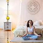 Тренажер для боксу з кріпленням на стіну 280 см, швидкісний м'яч, еспандер для відпрацювання ударів, фото 4