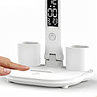 Лампа-вентилятор настільна 3в1 з акумулятором 3200 мА·год і USB-дисплеєм багатофункціональний LED-органайзер, фото 6